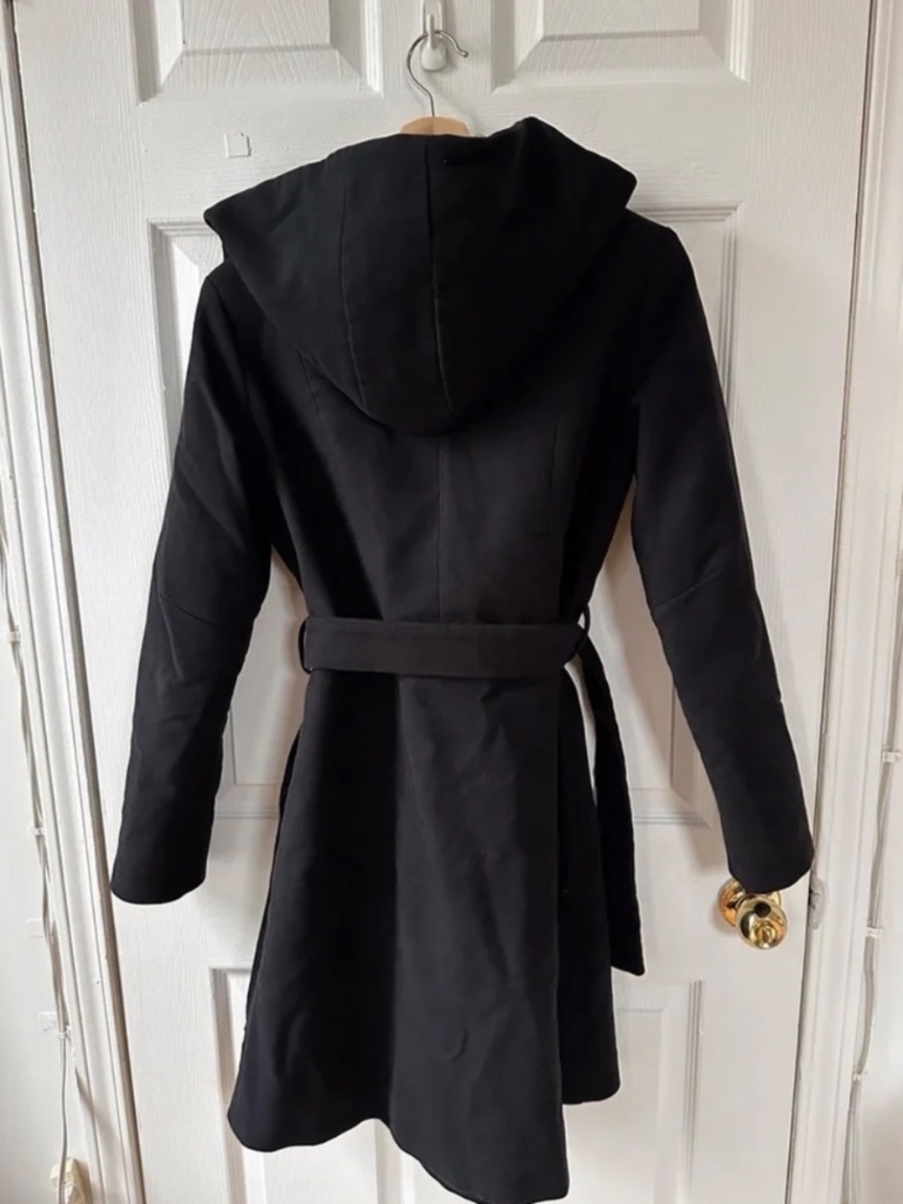 Vaute Couture Premium Warm Vegan Coat (Black) - Picture 3 of 5